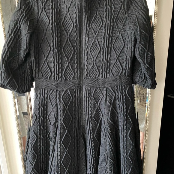 Pink tartan work dress - Picture 3 of 4